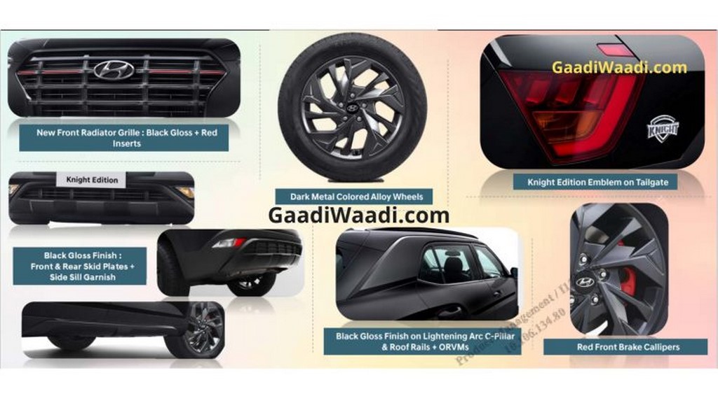 Hyundai Creta Knight Edition Features