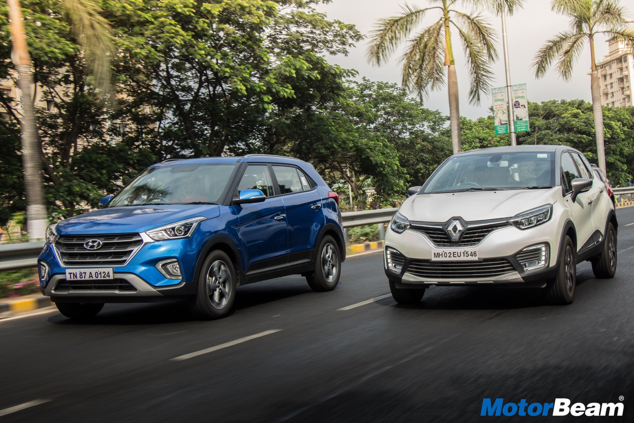 Hyundai Creta vs Renault Captur Shootout