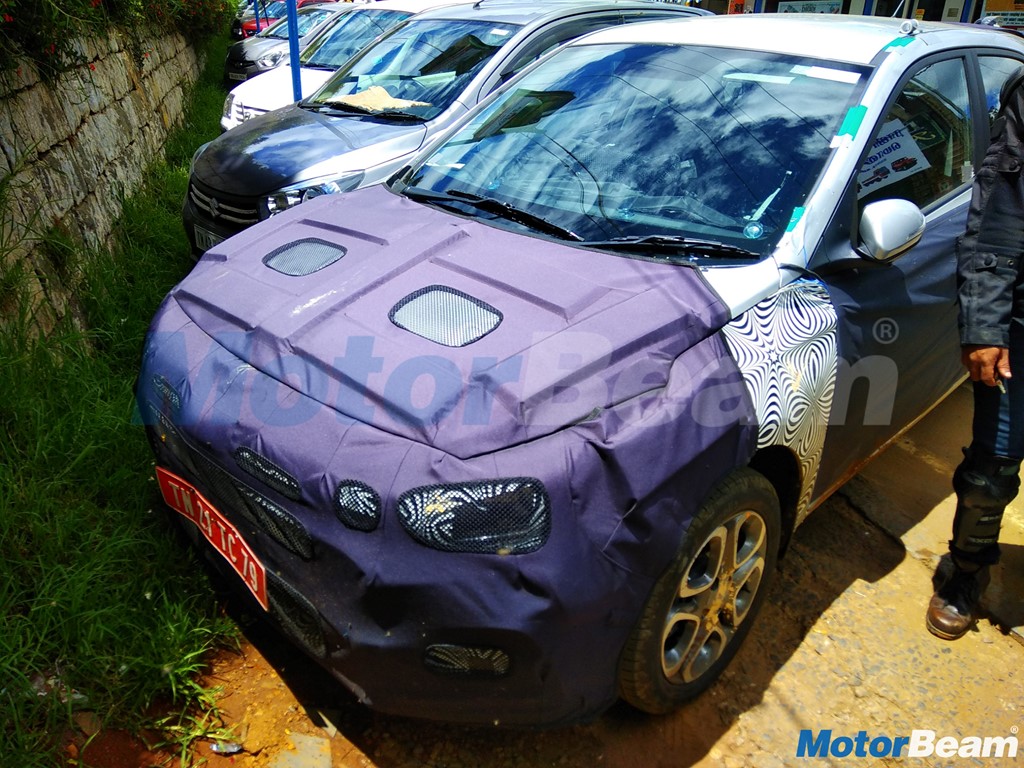 Hyundai Elite i20 Front Spied