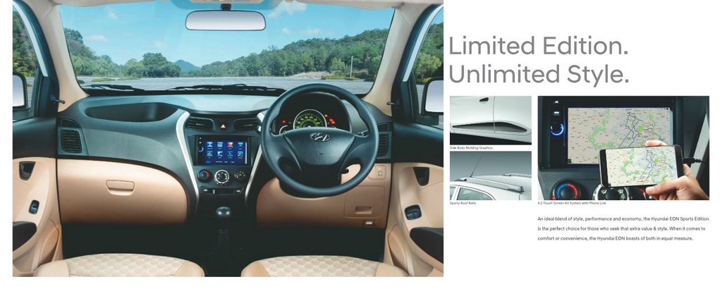 Hyundai Eon Touchscreen Infotainment