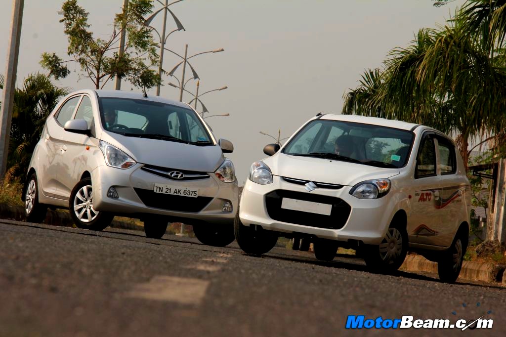 Hyundai Eon vs Alto 800 Shootout