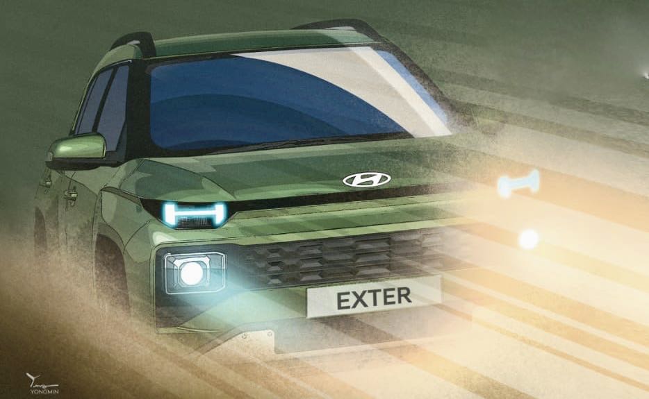 Hyundai Exter Sketch