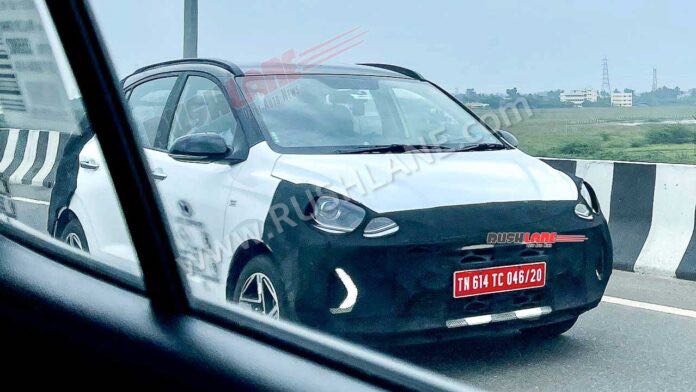 Hyundai Grand i10 Nios Facelift Spied