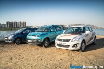 Hyundai Grand i10 vs Mahindra KUV100 vs Maruti Swift Video