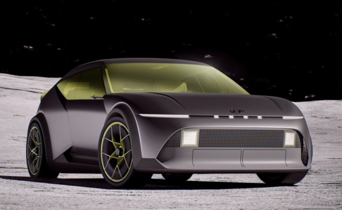 Hyundai Ioniq Concept Three front