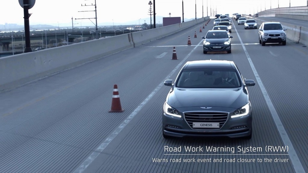 Hyundai Road Work Warning System
