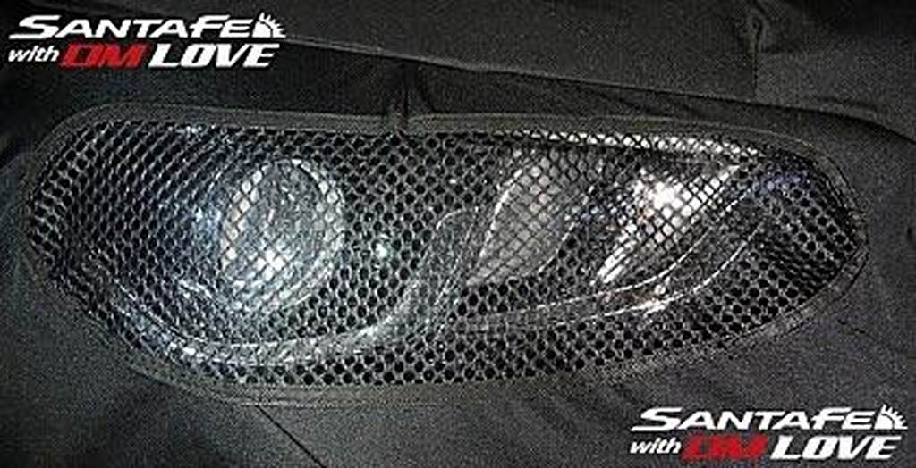 Hyundai Santa Fe Facelift Headlight Spied