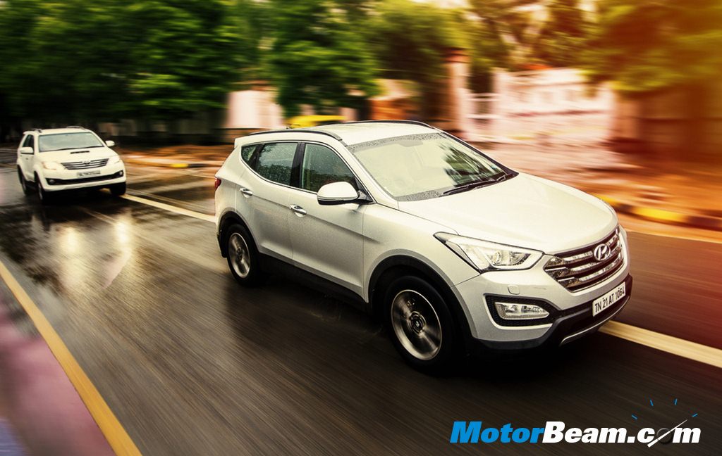 Hyundai Santa Fe Shootout Tracking