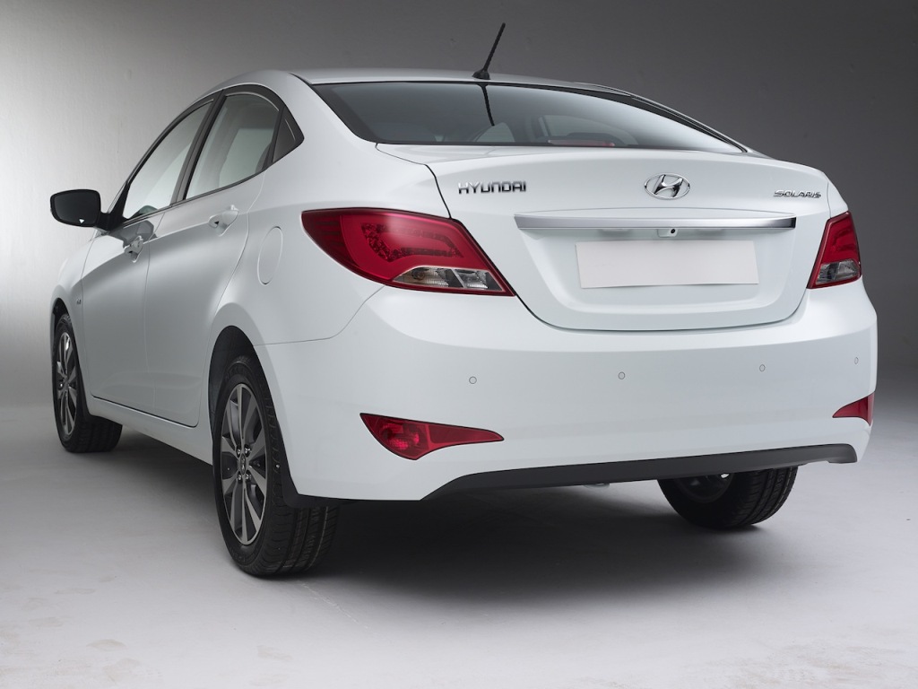 Hyundai Solaris Facelift Russia Rear