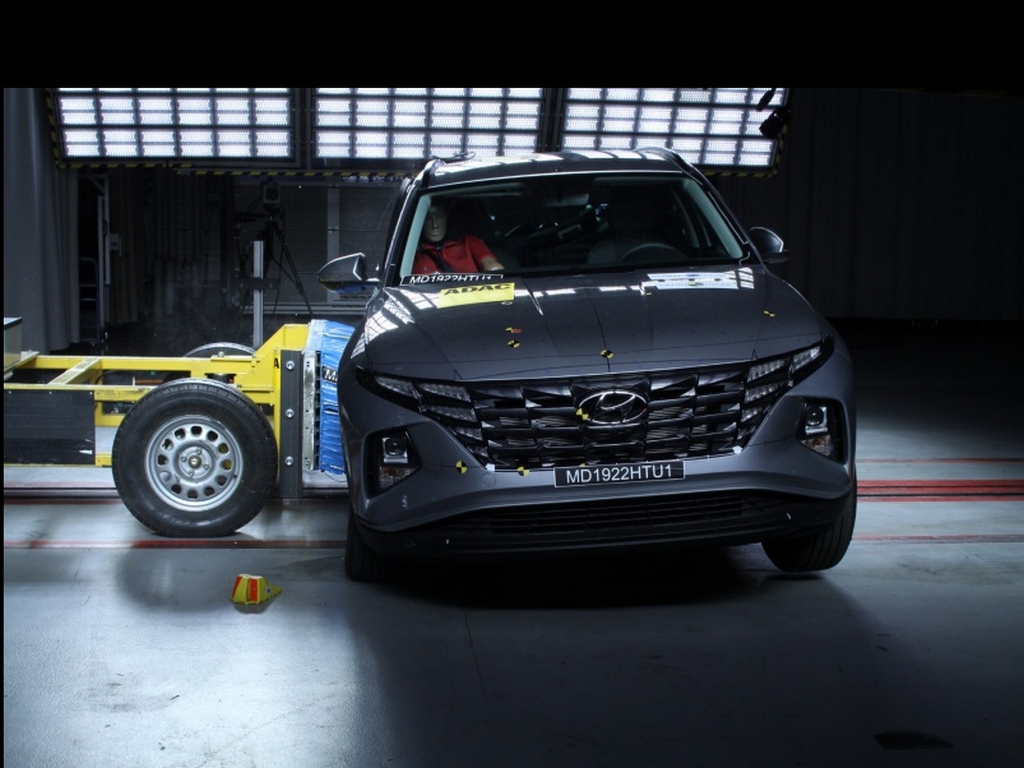 Hyundai Tucson Latin NCAP side crash