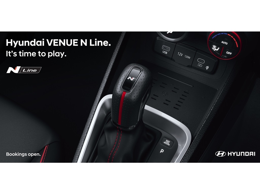 Hyundai Venue N Line Bookings Gear Lever