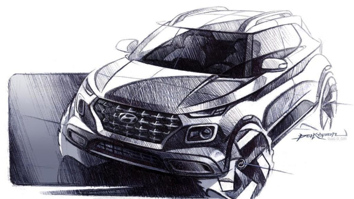 Hyundai Venue Interior Revealed In New Sketches | MotorBeam