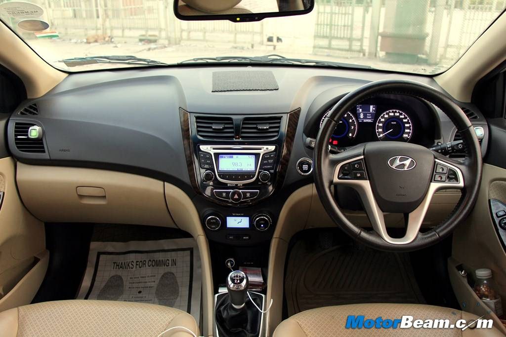 Hyundai Verna Shootout Dashboard