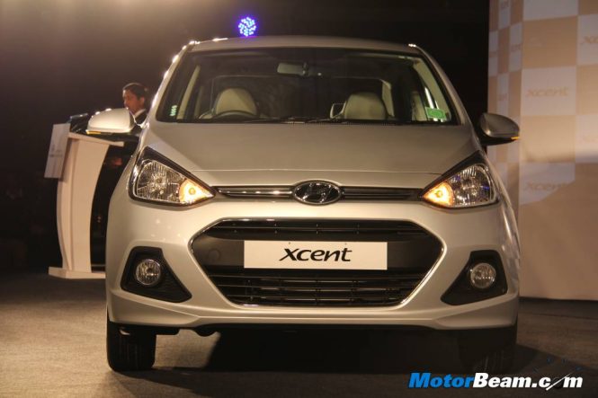 Hyundai Xcent Front