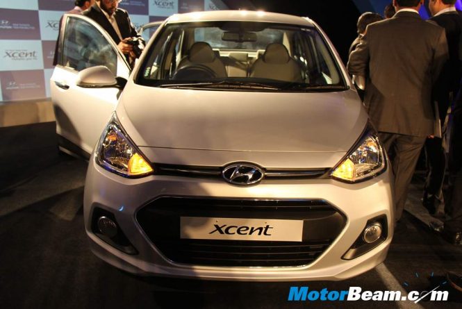 Hyundai Xcent Launch Front
