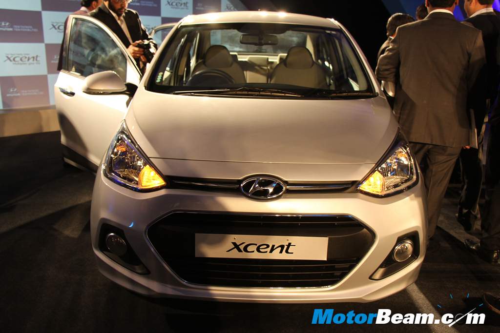 Hyundai Xcent Launch Front