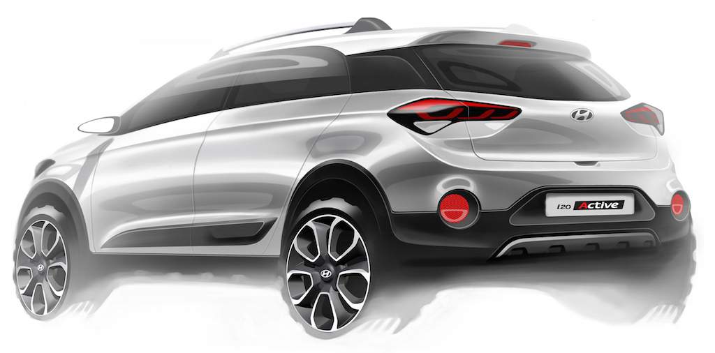 Hyundai i20 Active Rendering Official