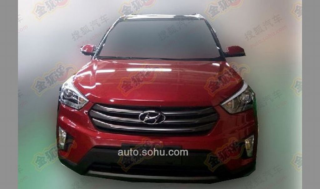 Hyundai ix25 AWD Spied China Front