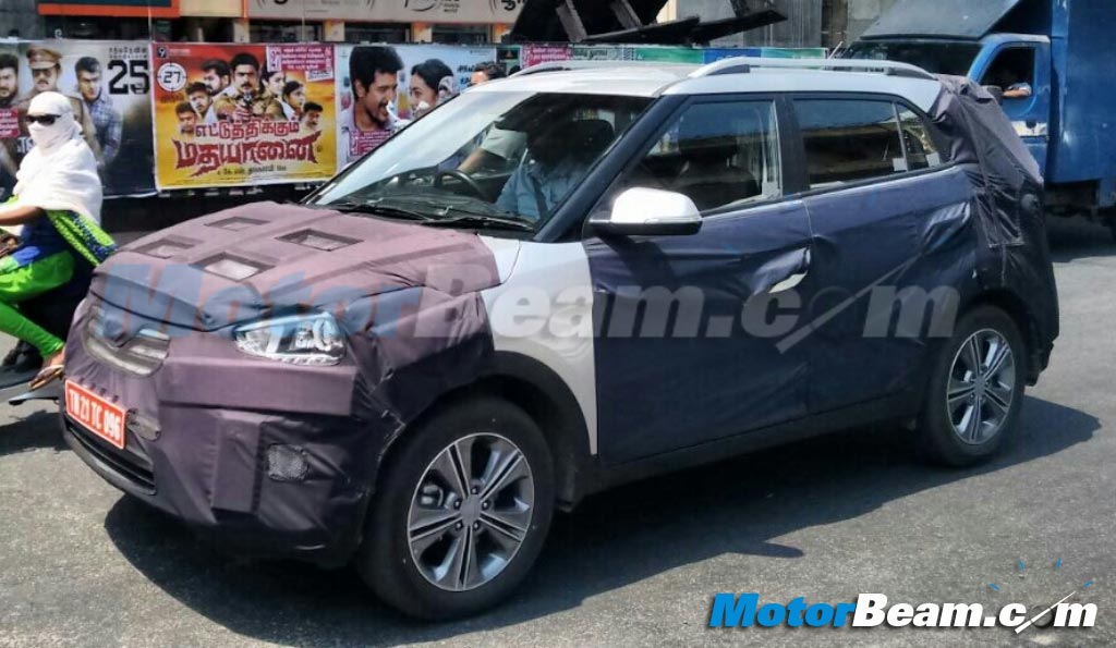 Hyundai ix25 Diesel Spy Shot