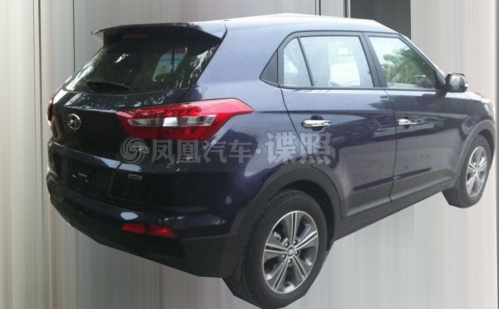Hyundai ix25 Production Spec Spied China Rear