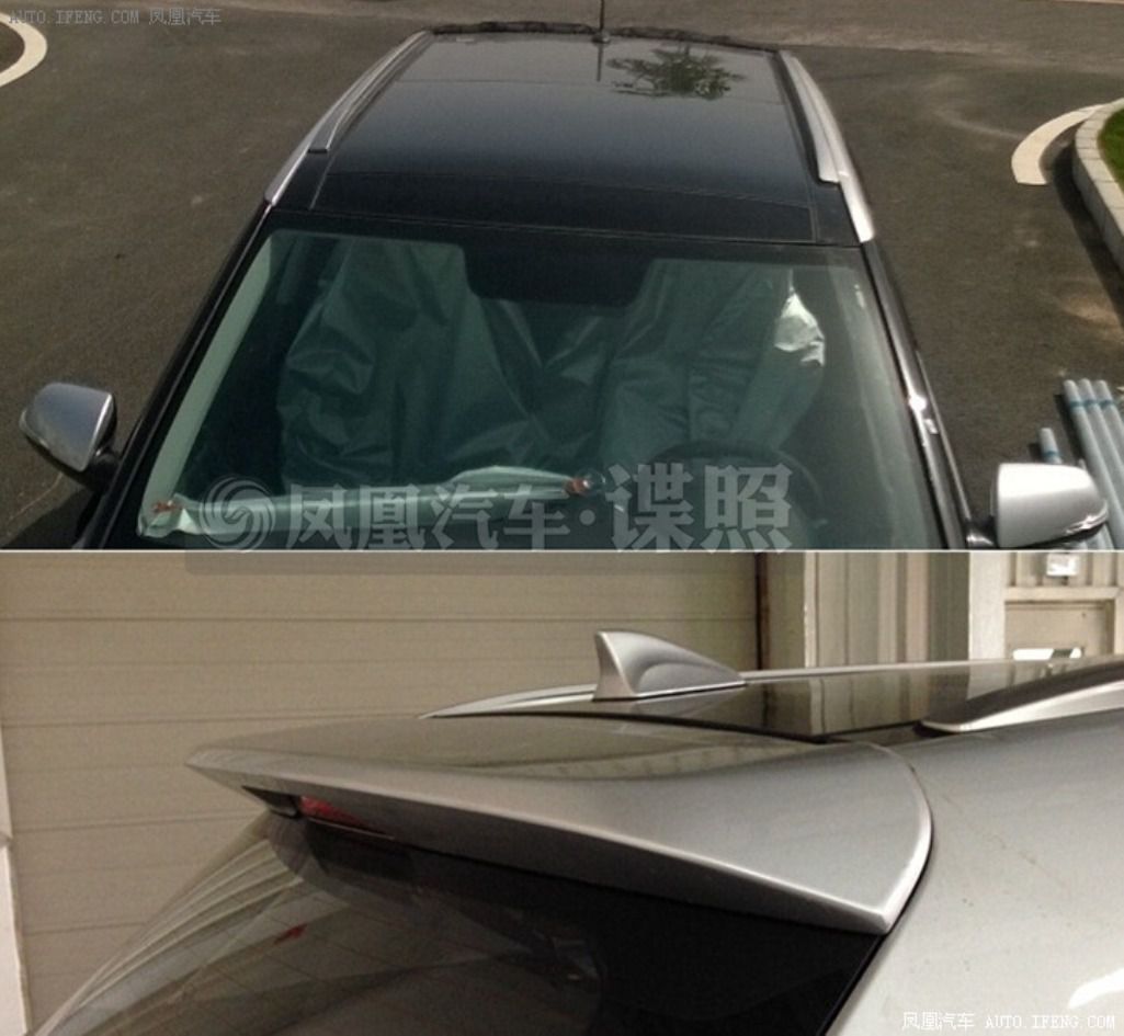 Hyundai ix25 Production Spec Spy Shot Roof Spoiler