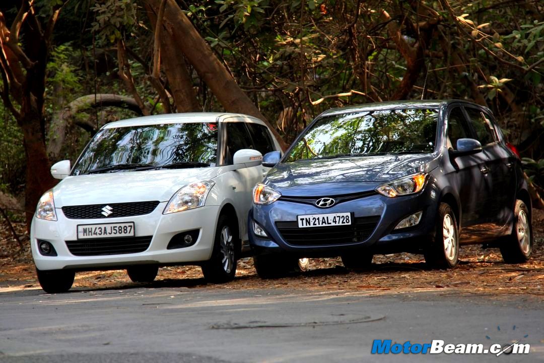 Hyundai i20 vs Maruti Swift Road Test