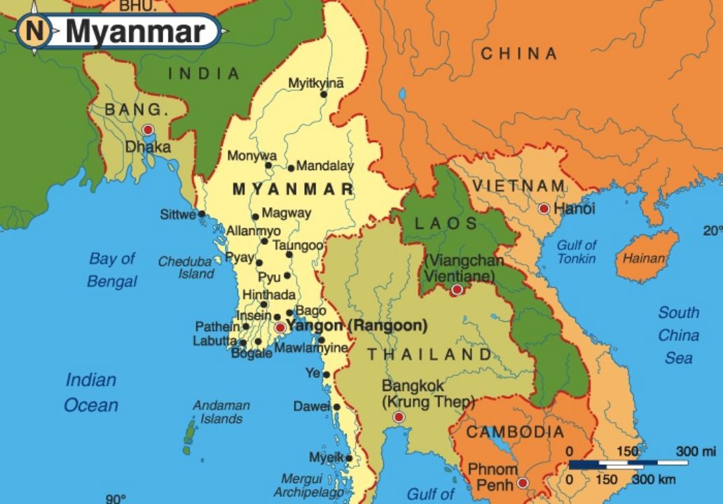 India Myanmar Thailand
