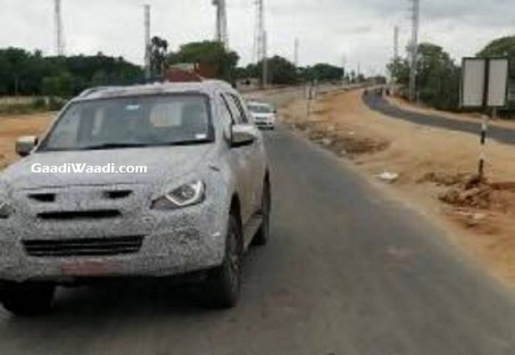 Isuzu MU-X Facelift Spied