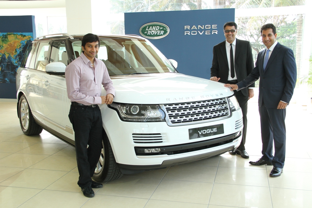 JLR Coimbatore Showroom Narain Karthikeyan