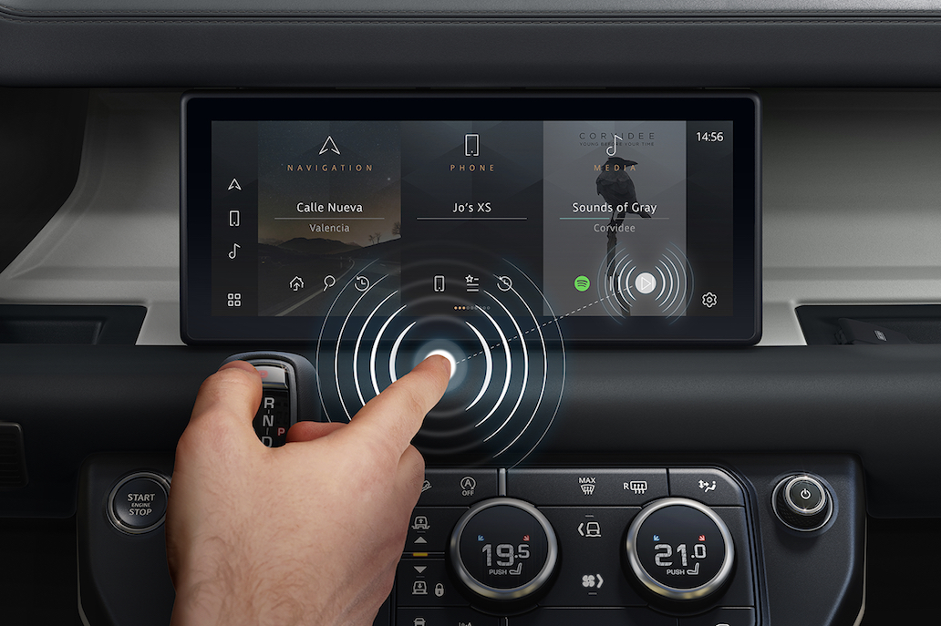 JLR Predictive Touch Technology