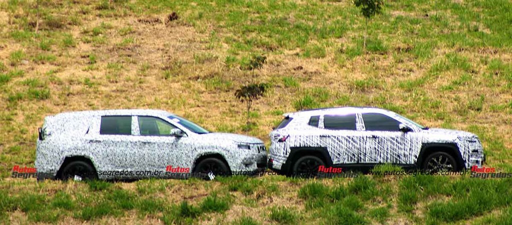 Jeep Compass 7-Seater Spied