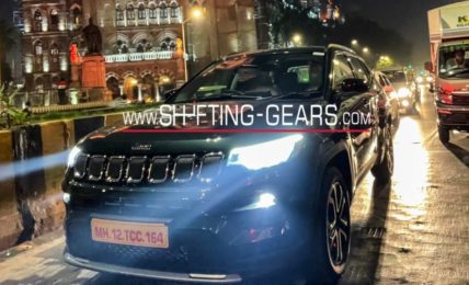 Jeep Compass Facelift Spotted