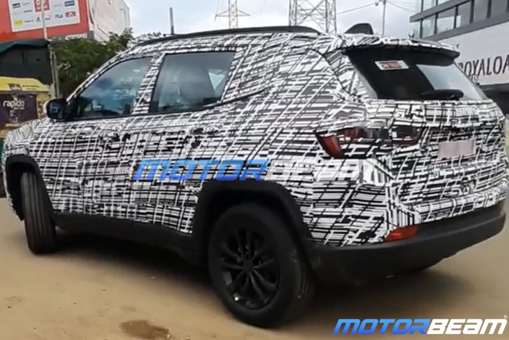Jeep Compass Facelift Spotted Side
