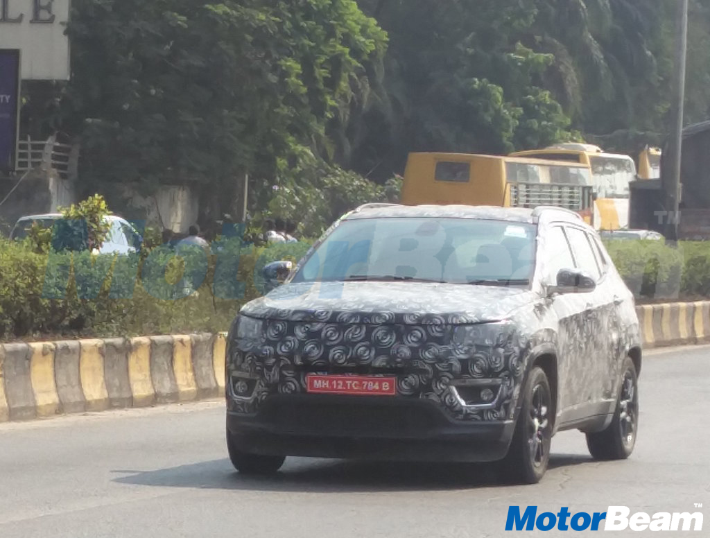 Jeep Compass India Spyshot Front