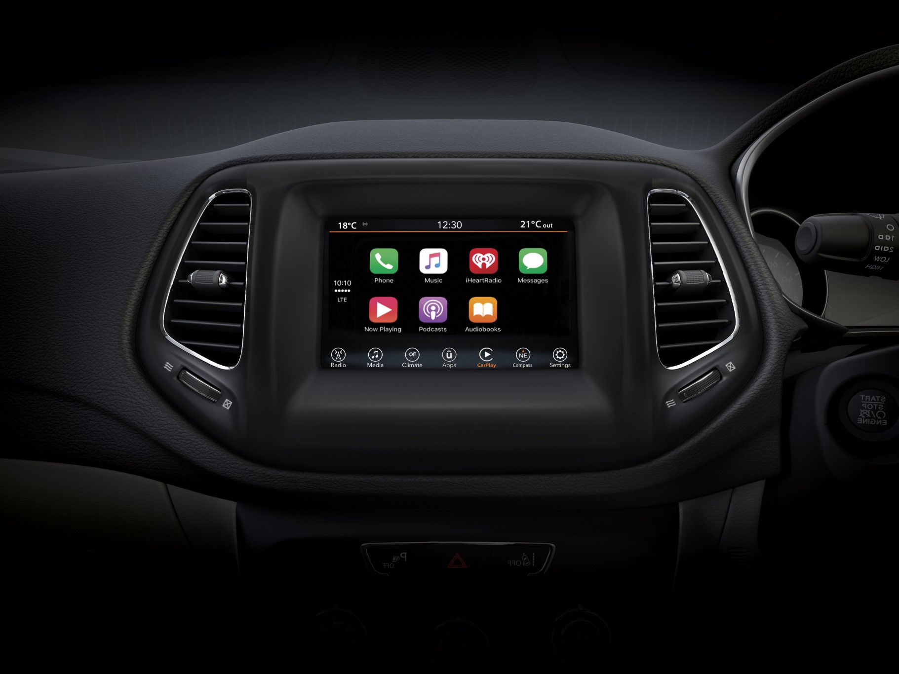 Jeep Compass Uconnect System India
