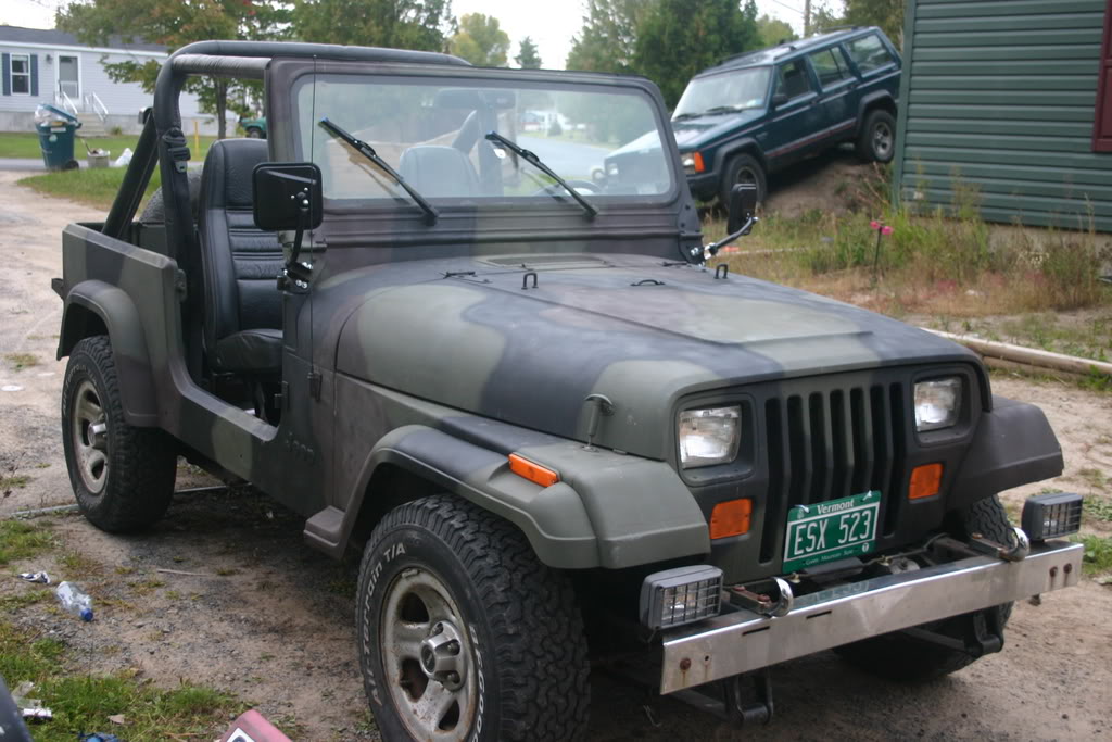 Jeep Forest Camouflage Paint Job