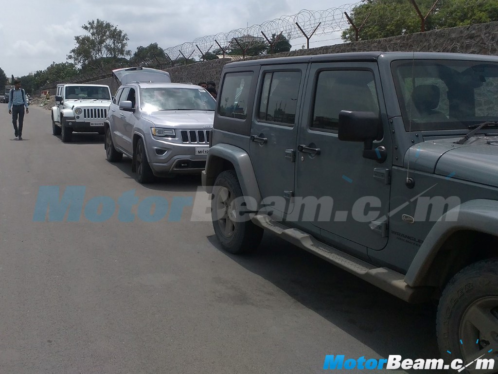 Jeep Lineup India Testing