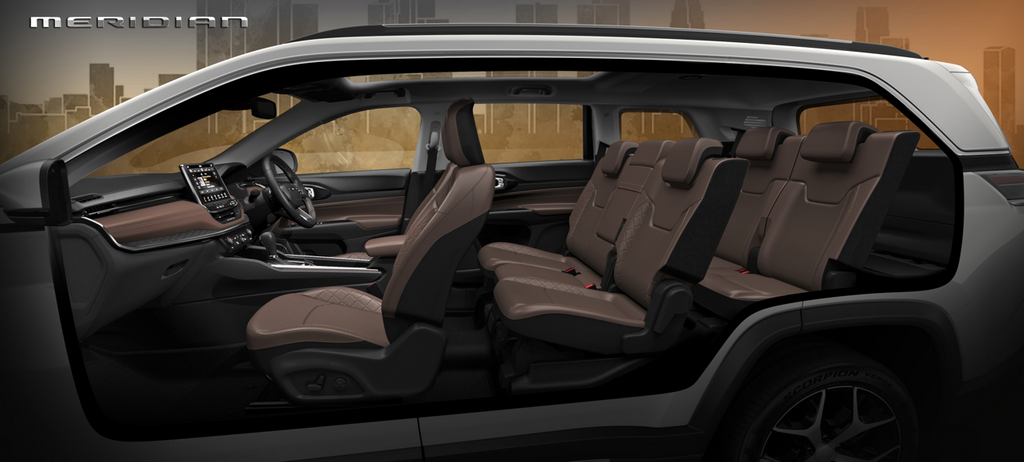 Jeep Meridian Interior Seating