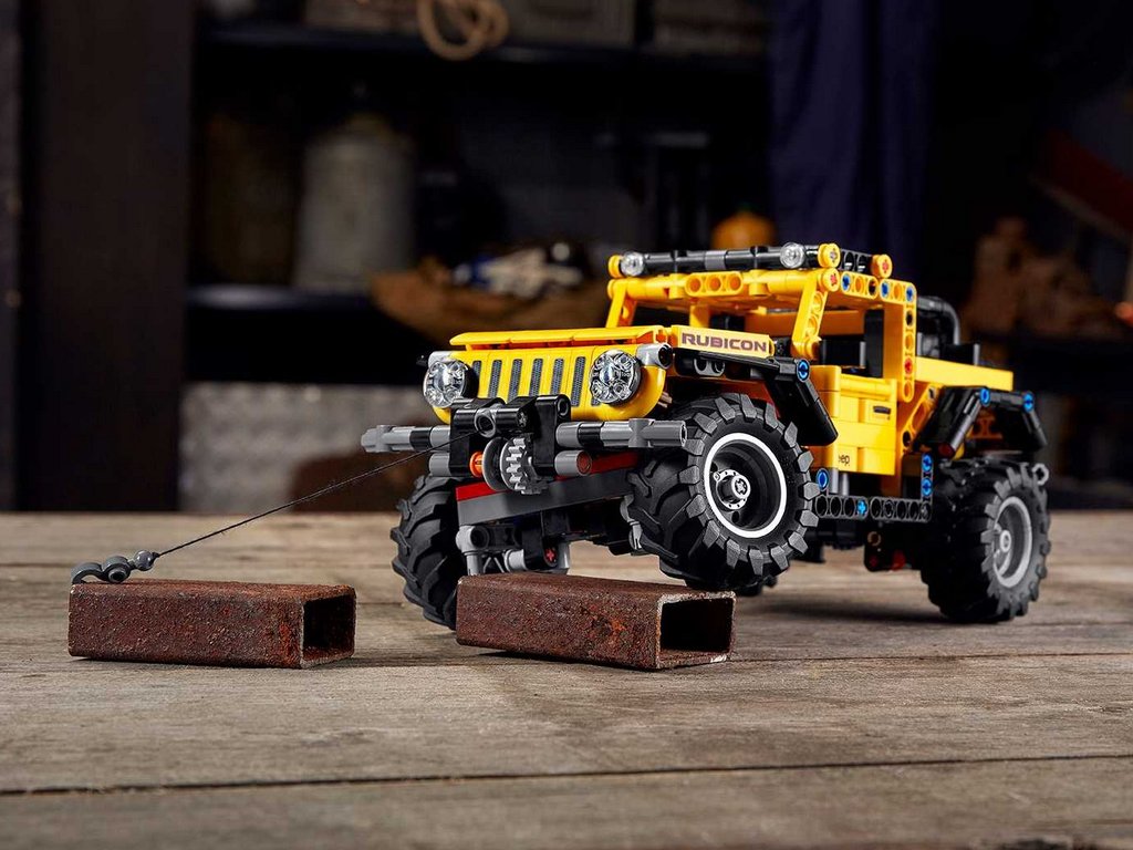 Jeep Wrangler Rubicon Lego Kit Crawling