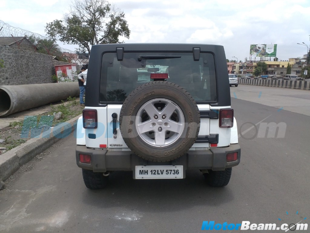 Jeep Wrangler Unlimited India Spotting