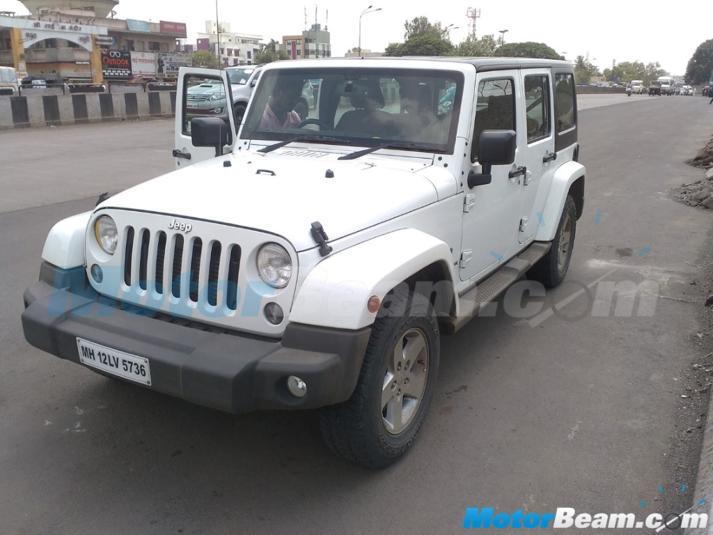 Jeep Wrangler Unlimited Spied India