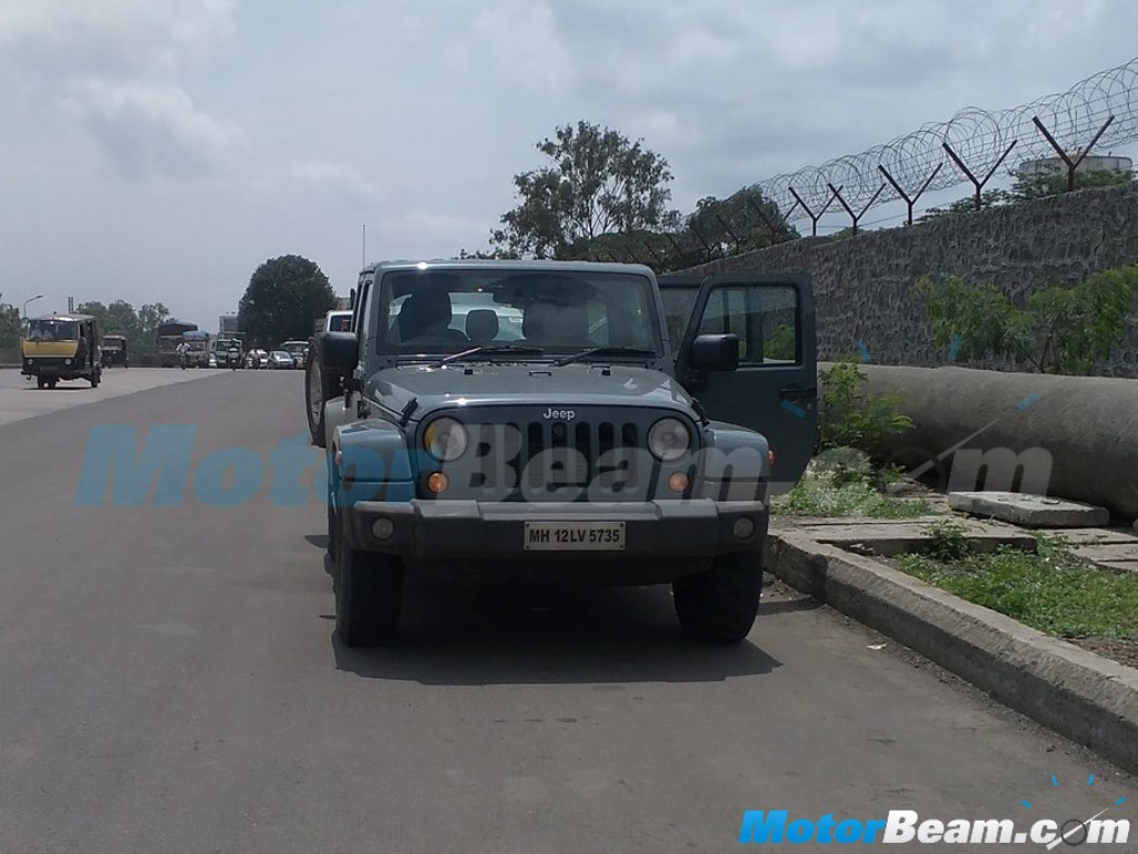 Jeep Wrangler Unlimited Testing India