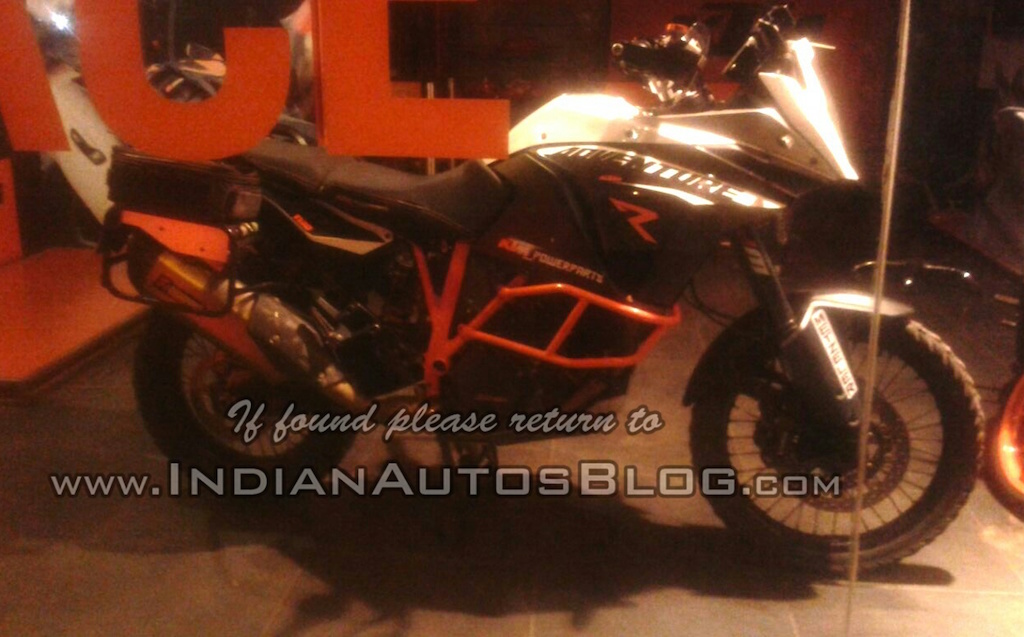 KTM 1190 Adventure R Spied Indian Dealership