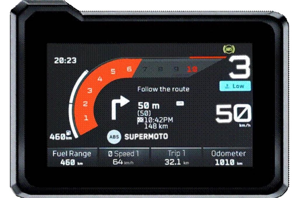 KTM Duke 160 Digital Cluster