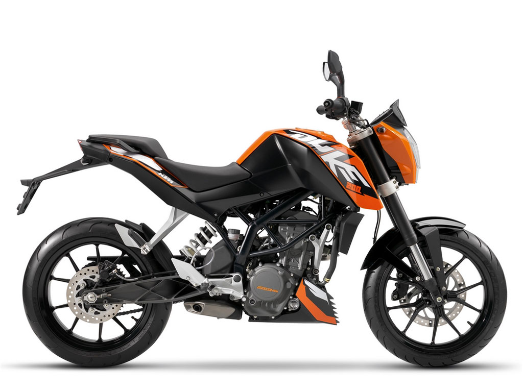 KTM Duke 200 Orange