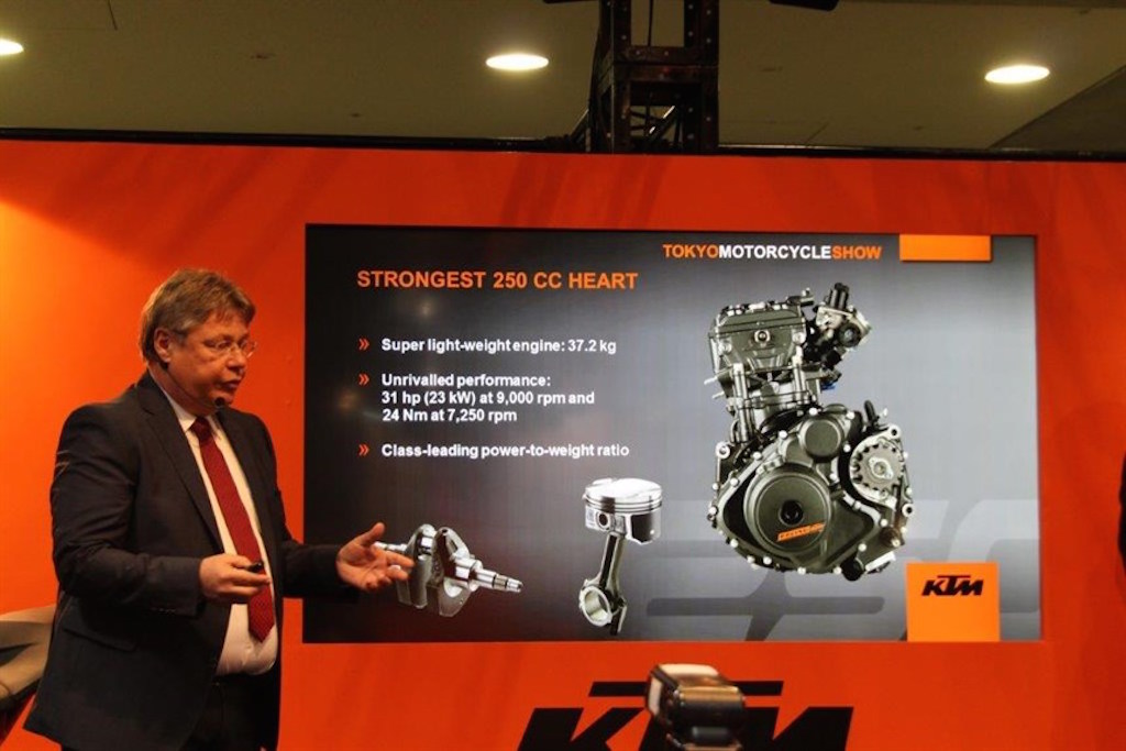KTM Duke 250 RC 250 Engine Specifications