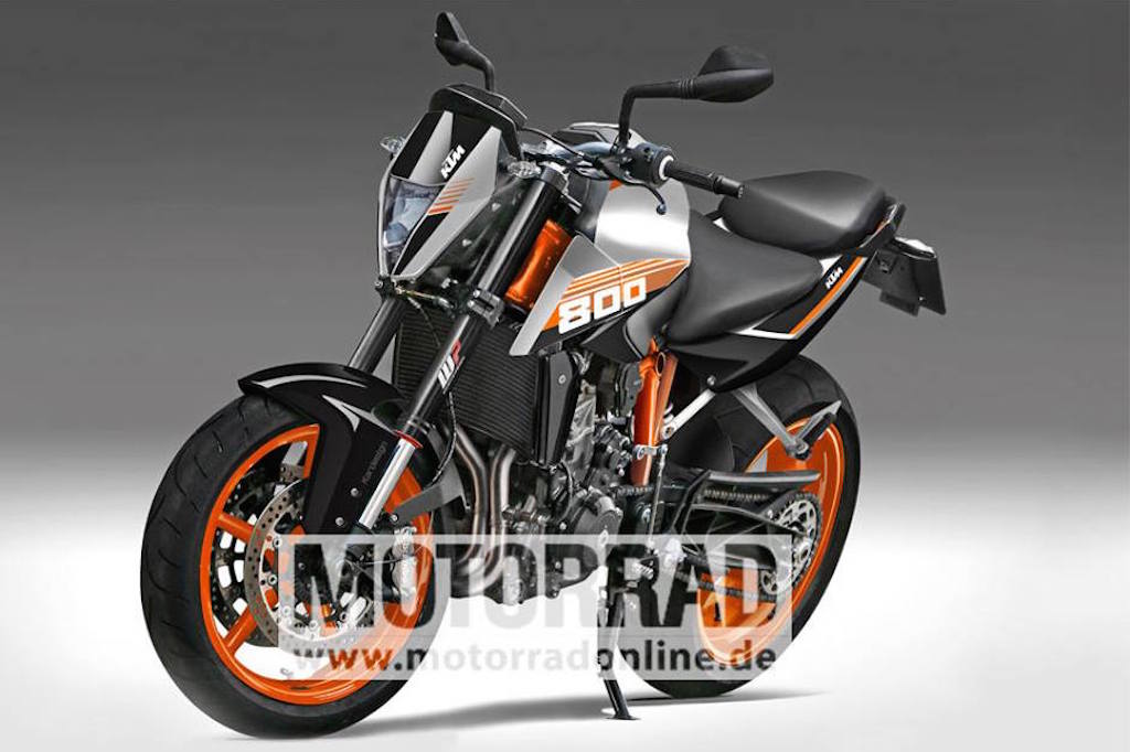 KTM Duke 800 Rendering