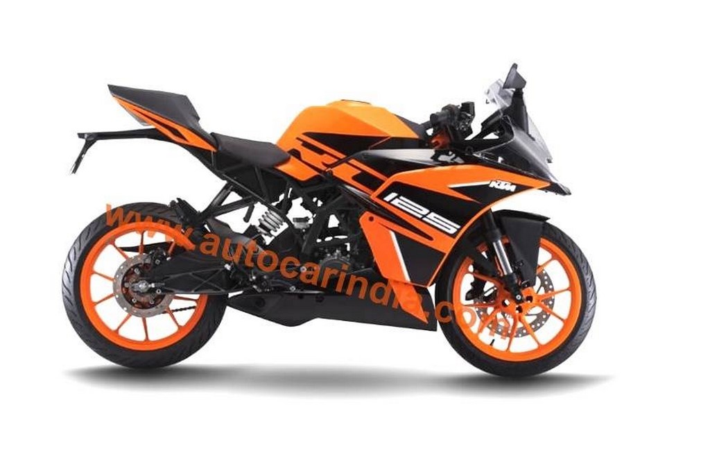 KTM RC125 Colour Scheme