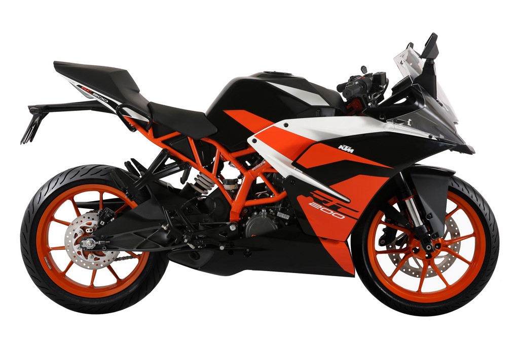 KTM RC 200 Black Side