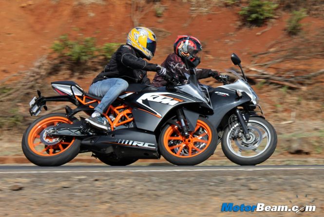 KTM RC 200 vs Honda CBR250R Review